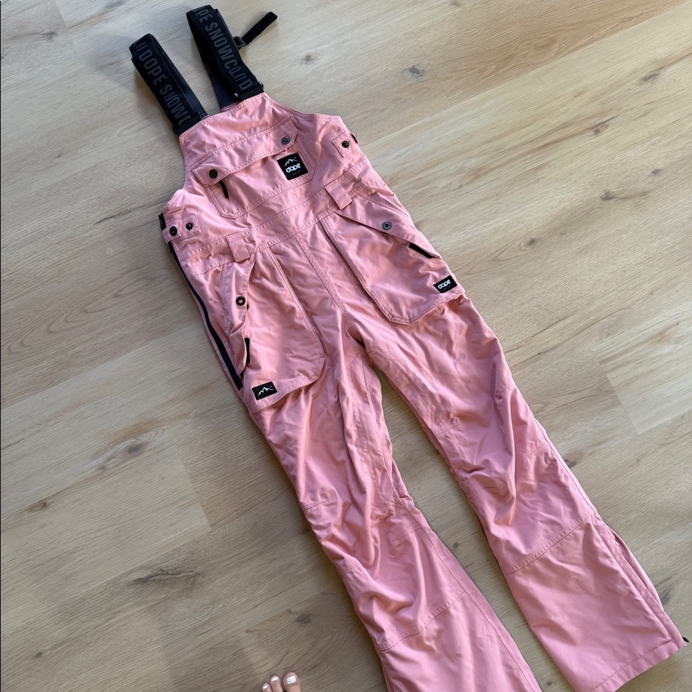 Pink Dope Snow Bibs - Picture 4 of 5